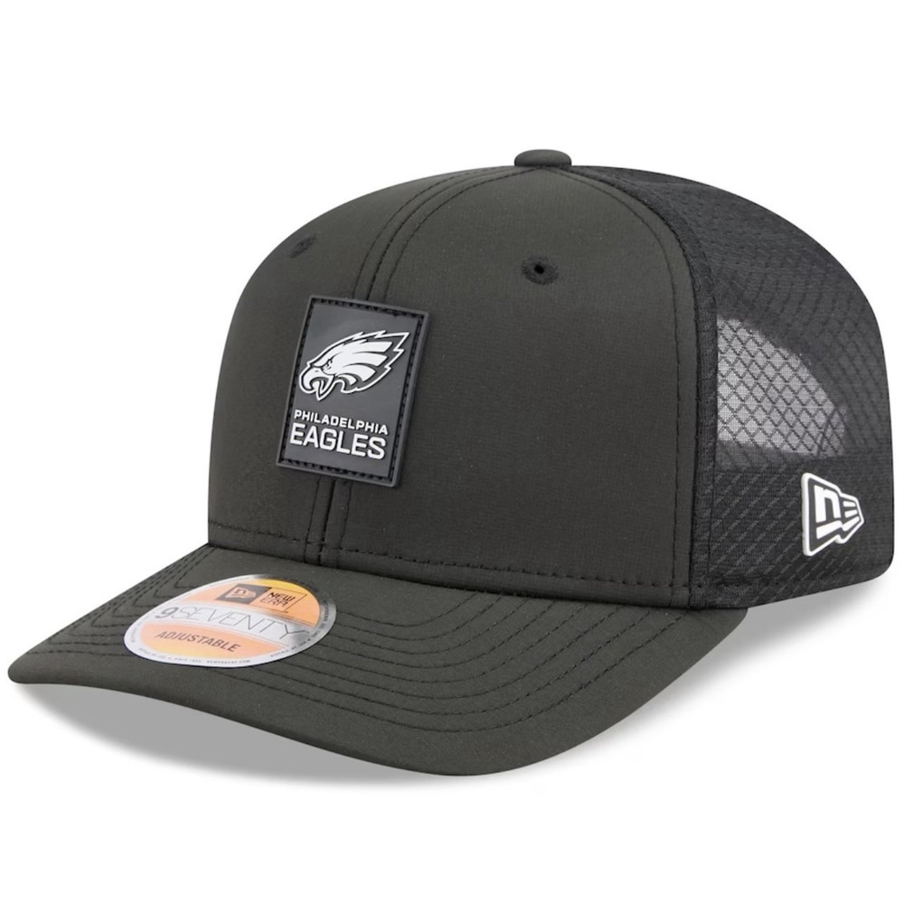 New Era 9Seventy Philadelphia Eagles NFL Sideline 2025 Trucker Stretch Snap Cap